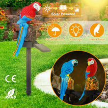 Load image into Gallery viewer, Solar Powered Parrot Garden Light IP65 Waterproof LED
