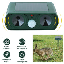 将图片加载到图库查看器，Solar Powered Ultrasonic Animal Repeller
