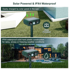 将图片加载到图库查看器，Solar Powered Ultrasonic Animal Repeller
