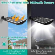 Load image into Gallery viewer, Solar Powered Wall Light Beads PIR Motion Sensor
