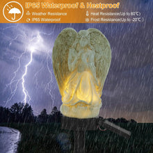 将图片加载到图库查看器，Solar Praying Angle Statue Garden Light
