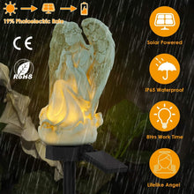 将图片加载到图库查看器，Solar Praying Angle Statue Garden Light
