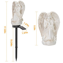 将图片加载到图库查看器，Solar Praying Angle Statue Garden Light
