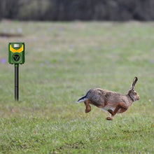 Load image into Gallery viewer, Solar Ultrasonic Animal Repeller with Flame Light USB Charge Motion Sensor
