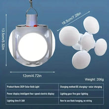 Load image into Gallery viewer, Solar USB Rechargeable LED Bulb Lights With Power Display
