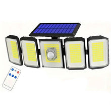 Load image into Gallery viewer, Solar Wall Light with 5 Adjustable Angle Heads

