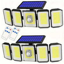 Load image into Gallery viewer, Solar Wall Light with 5 Adjustable Angle Heads
