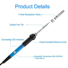 Load image into Gallery viewer, Soldering Iron 110V/60W Adjustable Temperature

