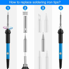 Load image into Gallery viewer, Soldering Iron 110V/60W Adjustable Temperature
