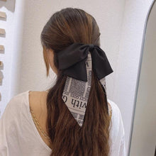 Load image into Gallery viewer, Solid Color Big Large Satin Bow Hairpins Barrettes For Women Girl Wedding Long Ribbon Hair Clip Fashion Hairgrips Accessories For Party
