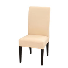 Load image into Gallery viewer, Solid Color Chair Covers Elastic Stretch Protection Case Slipcovers for Wedding Restaurant Home Kitchen Dining Chair Cover Dining Chair Slipcovers Stretch Parsons Chair Covers Sets Chiar Protector Removable Washable Elastic for Ktichen Dining Room
