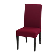 Load image into Gallery viewer, Solid Color Chair Covers Elastic Stretch Protection Case Slipcovers for Wedding Restaurant Home Kitchen Dining Chair Cover Dining Chair Slipcovers Stretch Parsons Chair Covers Sets Chiar Protector Removable Washable Elastic for Ktichen Dining Room
