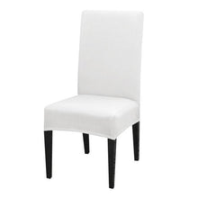 Load image into Gallery viewer, Solid Color Chair Covers Elastic Stretch Protection Case Slipcovers for Wedding Restaurant Home Kitchen Dining Chair Cover Dining Chair Slipcovers Stretch Parsons Chair Covers Sets Chiar Protector Removable Washable Elastic for Ktichen Dining Room
