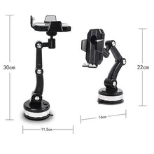 Load image into Gallery viewer, Solid &amp; Durable Car Phone Holder Mount for Dashboard Windshield Long Arm Strong Suction Cell Phone Car Mount
