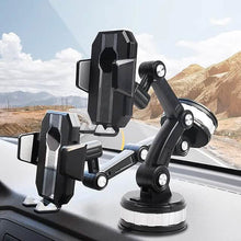 Load image into Gallery viewer, Solid &amp; Durable Car Phone Holder Mount for Dashboard Windshield Long Arm Strong Suction Cell Phone Car Mount
