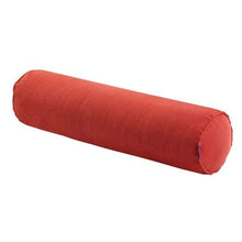 Load image into Gallery viewer, Solid Long Round Maternity Pillow Cotton linen Neck Headrest Body pillow Bed Chair Car Seat Backrest Sleeping Pillow Round Cervical Roll Cylinder Bolster Pillow with Removable Washable Cover, Ergonomically Designed  for Head Neck Spine
