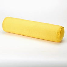 Load image into Gallery viewer, Solid Long Round Maternity Pillow Cotton linen Neck Headrest Body pillow Bed Chair Car Seat Backrest Sleeping Pillow Round Cervical Roll Cylinder Bolster Pillow with Removable Washable Cover, Ergonomically Designed  for Head Neck Spine
