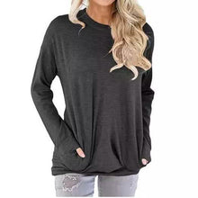 将图片加载到图库查看器，Solid Long Sleeve Shirt
