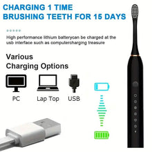 Load image into Gallery viewer, Sonic Electric Toothbrush with 6 Modes and Smart Timer
