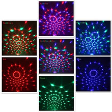 Load image into Gallery viewer, Sound Activated Rotating Disco Ball Party Lights Strobe Light
