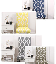 Load image into Gallery viewer, Spandax Stretch Dining Plaid Chair Cover for Sofa And Armchairs Chair Cover Living Room Cover For Office Chaircover Wedding Stretch Parsons Chair Slipcovers Removable Washable Kitchen Chair Protector Cover
