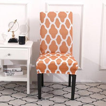 Load image into Gallery viewer, Spandax Stretch Dining Plaid Chair Cover for Sofa And Armchairs Chair Cover Living Room Cover For Office Chaircover Wedding Stretch Parsons Chair Slipcovers Removable Washable Kitchen Chair Protector Cover

