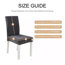 Load image into Gallery viewer, Spandax Stretch Dining Plaid Chair Cover for Sofa And Armchairs Chair Cover Living Room Cover For Office Chaircover Wedding Stretch Parsons Chair Slipcovers Removable Washable Kitchen Chair Protector Cover
