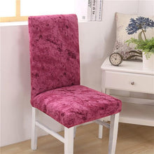 将图片加载到图库查看器，Spandex Chair Cover Removable Anti-Dirty Seat Slipcover Cover For Banquet Wedding Dinner Restaurant Slipcovers Anti-Stain Removable Washable Parsons Chair Protector For Dining Room Banquet Ceremony Wedding Party Hotel Restaurant
