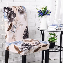 将图片加载到图库查看器，Spandex Chair Cover Removable Anti-Dirty Seat Slipcover Cover For Banquet Wedding Dinner Restaurant Slipcovers Anti-Stain Removable Washable Parsons Chair Protector For Dining Room Banquet Ceremony Wedding Party Hotel Restaurant
