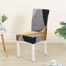 将图片加载到图库查看器，Spandex Chair Cover Stretch Elastic Dining Seat Cover for Banquet Wedding Restaurant Hotel Anti-dirty Removable housse de chaise Chair Covers for Dining Room Stretch Spandex Dining Chair Slipovers Parsons Chair Covers for Dining Room Kitchen

