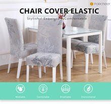 将图片加载到图库查看器，Spandex Chair Cover Stretch Elastic Dining Seat Cover for Banquet Wedding Restaurant Hotel Anti-dirty Removable housse de chaise Chair Covers for Dining Room Stretch Spandex Dining Chair Slipovers Parsons Chair Covers for Dining Room Kitchen
