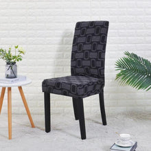 将图片加载到图库查看器，Spandex Chair Cover Stretch Elastic Dining Seat Cover for Banquet Wedding Restaurant Hotel Anti-dirty Removable housse de chaise Chair Covers for Dining Room Stretch Spandex Dining Chair Slipovers Parsons Chair Covers for Dining Room Kitchen
