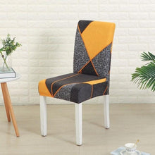 将图片加载到图库查看器，Spandex Chair Cover Stretch Elastic Dining Seat Cover for Banquet Wedding Restaurant Hotel Anti-dirty Removable housse de chaise Chair Covers for Dining Room Stretch Spandex Dining Chair Slipovers Parsons Chair Covers for Dining Room Kitchen
