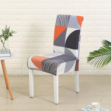 将图片加载到图库查看器，Spandex Chair Cover Stretch Elastic Dining Seat Cover for Banquet Wedding Restaurant Hotel Anti-dirty Removable housse de chaise Chair Covers for Dining Room Stretch Spandex Dining Chair Slipovers Parsons Chair Covers for Dining Room Kitchen
