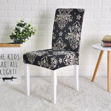 将图片加载到图库查看器，Spandex Chair Cover Stretch Elastic Dining Seat Cover for Banquet Wedding Restaurant Hotel Anti-dirty Removable housse de chaise Chair Covers for Dining Room Stretch Spandex Dining Chair Slipovers Parsons Chair Covers for Dining Room Kitchen
