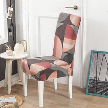 将图片加载到图库查看器，Spandex Chair Cover Stretch Elastic Dining Seat Cover for Banquet Wedding Restaurant Hotel Anti-dirty Removable housse de chaise Chair Covers for Dining Room Stretch Spandex Dining Chair Slipovers Parsons Chair Covers for Dining Room Kitchen
