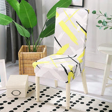 将图片加载到图库查看器，Spandex Dining Chair Cover With Back Elastic Universal Kitchen Living Room Stretch Slipcover Chair Covers Protector Seat Case  Chair Cover Seat Protector Super Fit Slipcover Stretch Removable Washable Soft Spandex Fabric for Home
