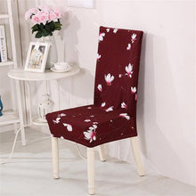 将图片加载到图库查看器，Spandex Dining Chair Cover With Back Elastic Universal Kitchen Living Room Stretch Slipcover Chair Covers Protector Seat Case  Chair Cover Seat Protector Super Fit Slipcover Stretch Removable Washable Soft Spandex Fabric for Home
