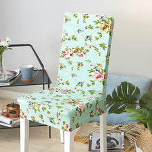 将图片加载到图库查看器，Spandex Dining Chair Cover With Back Elastic Universal Kitchen Living Room Stretch Slipcover Chair Covers Protector Seat Case  Chair Cover Seat Protector Super Fit Slipcover Stretch Removable Washable Soft Spandex Fabric for Home
