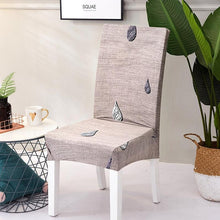 将图片加载到图库查看器，Spandex Dining Chair Cover With Back Elastic Universal Kitchen Living Room Stretch Slipcover Chair Covers Protector Seat Case  Chair Cover Seat Protector Super Fit Slipcover Stretch Removable Washable Soft Spandex Fabric for Home
