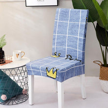 将图片加载到图库查看器，Spandex Dining Chair Cover With Back Elastic Universal Kitchen Living Room Stretch Slipcover Chair Covers Protector Seat Case  Chair Cover Seat Protector Super Fit Slipcover Stretch Removable Washable Soft Spandex Fabric for Home
