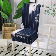 将图片加载到图库查看器，Spandex Dining Chair Cover With Back Elastic Universal Kitchen Living Room Stretch Slipcover Chair Covers Protector Seat Case  Chair Cover Seat Protector Super Fit Slipcover Stretch Removable Washable Soft Spandex Fabric for Home
