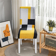 Load image into Gallery viewer, Spandex Seat Chair Cover Removable Slipcover Anti-Dirty Kitchen Cover For Banquet Wedding Dinner RestaurantStretch Spandex Dining Chair Slipcovers Removable Washable Dining Room Chair Protector Cover Seat Slipcover

