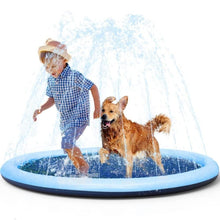 将图片加载到图库查看器，Splash Sprinkler Pad for Dogs Kids Non-Slip Thicken Dog Pool with Sprinkler Pet Summer Outdoor Play Water Mat Toys for Pet Dogs Splash Sprinkler Pad for Dogs Non-Slip Thicken Sprinkler Pool for Summer Outdoor

