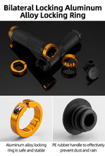 Load image into Gallery viewer, Sponge Bicycle Grips Handle Anti-Skid 3D Silicone Grip Cycling Handlebar Ultralight Bike Grips Foam Single Lock On Bicycle Handle Bar Soft Comfortable Non-Slip Bike Handle Grips For Mountain Beach Cruiser Scooter
