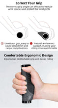 Load image into Gallery viewer, Sponge Bicycle Grips Handle Anti-Skid 3D Silicone Grip Cycling Handlebar Ultralight Bike Grips Foam Single Lock On Bicycle Handle Bar Soft Comfortable Non-Slip Bike Handle Grips For Mountain Beach Cruiser Scooter
