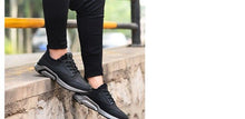 Load image into Gallery viewer, Sport Black Spring Fashion Casual Sports Running Air Shoes Black Mens Sneakers Lightweight Athletic Running Walking Gym Shoes Casual Sports Fashion Walking Sneakers
