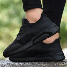 Load image into Gallery viewer, Sport Black Spring Fashion Casual Sports Running Air Shoes Black Mens Sneakers Lightweight Athletic Running Walking Gym Shoes Casual Sports Fashion Walking Sneakers
