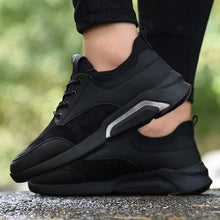 Load image into Gallery viewer, Sport Black Spring Fashion Casual Sports Running Air Shoes Black Mens Sneakers Lightweight Athletic Running Walking Gym Shoes Casual Sports Fashion Walking Sneakers
