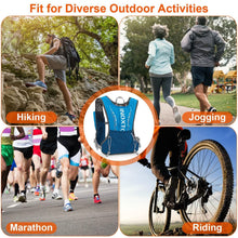 将图片加载到图库查看器，Sport Hydration Vest Running Backpack with 15oz, 50oz Water Bladder
